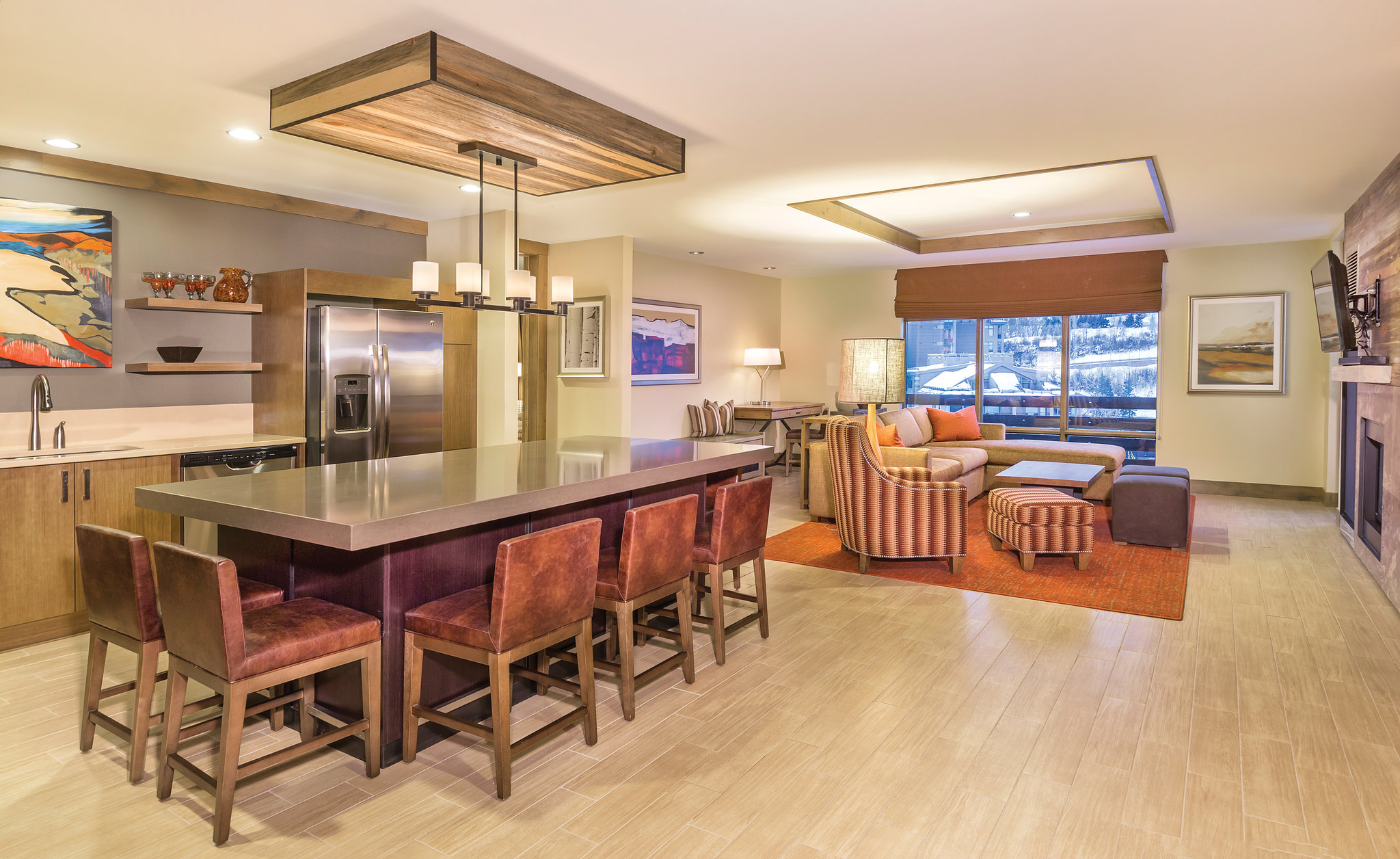 Wyndham Resort At Avon Presidential Dining Living Area